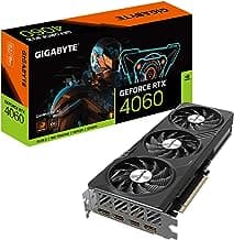 Gigabyte GeForce RTX 4060 Gaming OC 8G Graphics Card, 3X WINDFORCE Fans, 8GB 128-bit GDDR6, GV-N4060GAMING OC-8GD Video Card