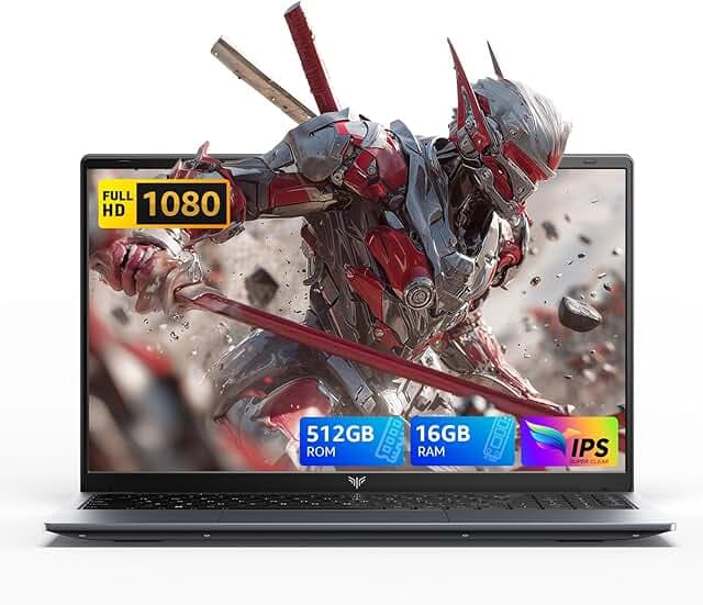 15.6 Inch Laptop,Ryzen 3 4300U(Beat Ryzen 5 3500U,up to 3.7GHz) Business Laptop with Numbers Keyboard Type-C,WiFi 5 BT5.0, 54.72Wh for Student and Home