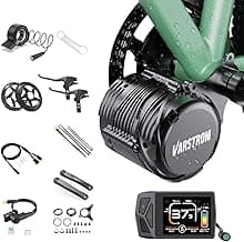 48V750W Mid Drive Kit,Upgraded 1056W Peak Power Torque Sensored Mid Drive Ebike Conversion Kit, Electric Bike Kit with EKD01 Display for 68-73MM Bottom Bracket Mountain Bike,Citybike,Tricycle