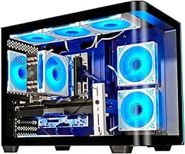 Gaming Desktop Core i7-14700F, RTX 5060 8G, 16G DDR5 RAM, 1TB NVME 3.0 SSD, Prebuilt Gaming PC, VR Ready Tower Computer for Home and Office