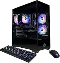 CYBERPOWERPC Gamer Master Gaming PC, AMD Ryzen 5 5500 3.6GHz, Radeon RX 6400 4GB, 16GB DDR4, 500GB PCIe Gen4 SSD, WiFi Ready & Windows 11 Home (GMA3100A)