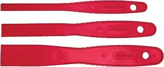 ALLWAY SD3 3-Piece Celcon Plastic Detail Putty Knife Set, 3/8", 5/8", 1"