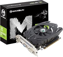 maxsun GeForce GT 730 4GB Video Graphics Card GPU for Computer PC GDDR3 ITX Design PCI Express DVI-I, HDMI, VGA 4K Multi Screen