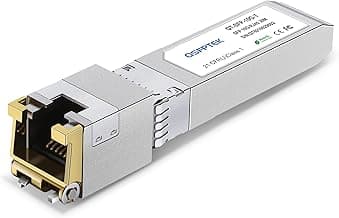 10GBASE-T SFP+ to RJ45 Module, 10Gb Ethernet Copper RJ-45, 10gbe Gigabit Mini gbic Computer Networking Transceiver Compatible with Brocade 10G-SFPP-T, up to 30-Meter
