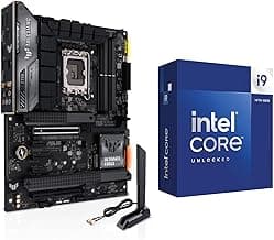 Micro Center CPU Motherboard Combo - Intel i9-14900K 14th Gen 24-Cores LGA 1700 Desktop Processor Bundle with TUF Gaming Z790-Plus WiFi Gaming Motherboard