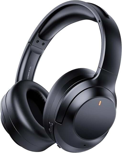 Upgraded Pro‑level Hybrid Active Noise Cancelling Headphones, HD Sound & Big Bass, 2X Softer Comfort, Long ANC Playtime, Wireless Over-Ear Bluetooth Headphones Perfect for Home Office|Travel|Pair