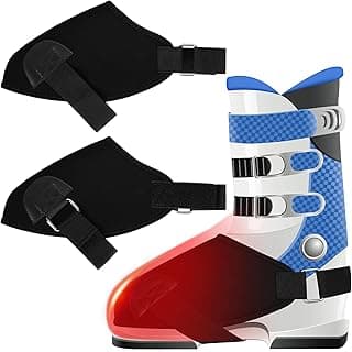 2 Pairs - Ski Boot Covers, Ski Boot Covers for Warmth, Ski Boot Warmer, Ski Boot Cover for Keep Your Feet Dry and Warm, Winter Sport Accessory, Ski Present, Skiing Accessories for Skiers