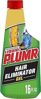 Liquid-Plumr Pro-Strength Hair Eliminator Gel Clog Remover, Hair Clog Remover and Drain Opener, Safe for All Septic Systems and Pipes, 16 fl. oz. Bottle
