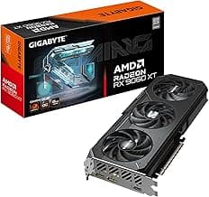 GIGABYTE Radeon RX 9060 XT Gaming OC 8G Graphics Card, PCIe 5.0, 8GB GDDR6, GV-R9060XTGAMING OC-8GD Video Card