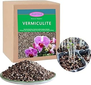 Natural Coarse Vermiculite 15QT for Plants Organic Occurring Mineral Potting Mix Medium for Potted Plants, Hydroponics, Terrariums, Orchids, Mushroom Or Reptile Habitats