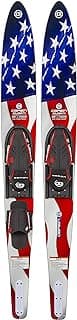 O'Brien Celebrity 68" Combo Waterskis – Versatile Water Skis for All Skill Levels with Adjustable X-7 Bindings & Durable Construction