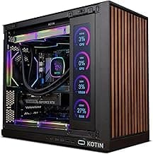 KOTIN Prebuilt Gaming PC Desktop Computer, Ryzen 7 9700X, GeForce RTX 5060 8GB, 32GB DDR5 6000MHz, 1TB PCIe 4.0 SSD, 11.3" Display, 360mm Liquid Cooler, WiFi 7, Windows 11 Home, ARGB Gaming Tower G60B