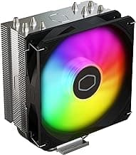 Cooler Master Hyper 212 Spectrum V3 ARGB CPU Air Cooler – 4 Copper Heat Pipes, 120mm High Performance PWM Fan, Low Noise & Easy Installation, AMD AM5/AM4 & Intel LGA 1851/1700/1200