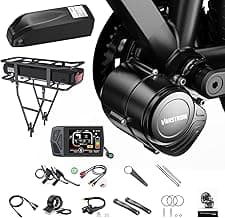 48V 500W/750W/1000W Mid Drive Motor Kit - TS-DZ*2B TSDZ16 Torque Sensor Ebike Conversion Kit for BB 68-73MM Mountain Bike Road Bike with Ebike Display & Battery (Optional)