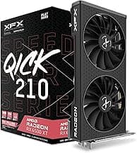 XFX Speedster QICK210 Radeon RX 6500XT Black Gaming Graphics Card with 4GB GDDR6 HDMI, AMD RDNA 2, RX-65XT4DBDQ