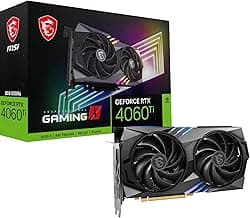 GeForce RTX 4060 Ti Gaming X 8G Graphics Card - RTX 4060 Ti GPU, 8GB GDDR6 (18Gbps/128-bit), PCIe 4.0 - Twin FROZR 9 (2 x TORX Fan 5.0), RGB - HDMI 2.1, DisplayPort 1.4a