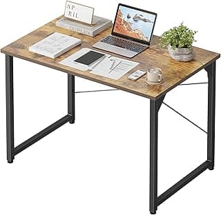 CubiCubi Computer Desk, 32 inch Small Home Office Desk for Small Spaces, Modern Simple Style for Home, Office, Study, Writing, Deep Brown