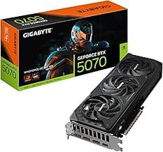 GIGABYTE GeForce RTX 5070 WINDFORCE OC SFF 12G Graphics Card, 12GB 192-bit GDDR7, PCIe 5.0, WINDFORCE Cooling System, GV-N5070WF3OC-12GD Video Card