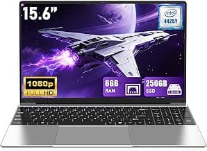 NIAKUN Laptop Computer 2026, 15.6 Inch Lap Top PC Window 11 Pro, 8GB RAM 256GB SSD, Int Pentium Gold Processor 4425Y, 2-Year Warranty, Bluetooth, MINI HDMI, FHD 1920 * 1080, Office 365, Business