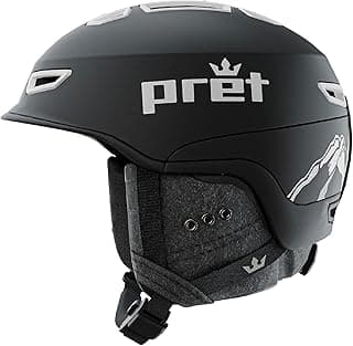 PRET Fury Ski & Snowboard Snow Helmet | Level C Ventilation | MIPS Impact Protection | Ripcord360 Fit & Fidlock Buckle