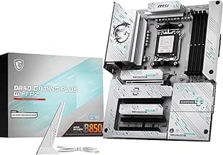 MSI B850 Gaming Plus WiFi PZ Motherboard, ATX - Supports AMD Ryzen 9000/8000 / 7000 Processors, AM5 - DDR5 Memory Boost 8200+ MT/s (OC), PCIe 5.0 x16, M.2 Gen5, Wi-Fi 7, 5G LAN