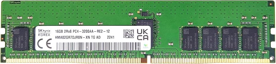 Timetec Hynix Original 16GB DDR4 3200MHz PC4-25600 Registered ECC 1.2V CL22 288 Pin RDIMM Server Memory Ram Module Upgrade (32GB)