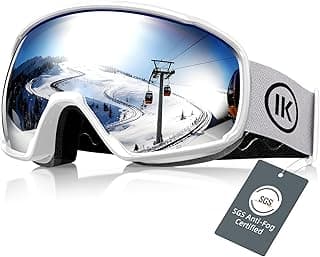 Innerking OTG Ski Goggles SGS Approved, Over Glasses Snow Snowboarding Winter Goggles Anti Fog for Adult, Youth, Men Women