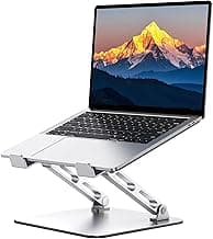 Laptop Stand for Desk Adjustable Height, Ergonomic Laptop Riser Holder with Dual-bar Support, Portable Computer Notebook Stand for MacBook Air Pro, Dell XPS, HP (10-16")