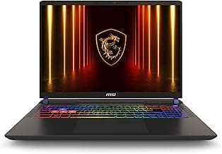 msi Vector 16 HX AI 16” 144Hz FHD+ Gaming Laptop: Intel Core Ultra 7-255HX, NVIDIA Geforce RTX 5070Ti, 16GB DDR5, 512GB NVMe SSD, Thunderbolt 5, Wi-Fi 6E, Win 11 Home: Cosmo Gray A2XWHG-212US
