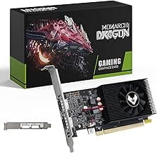 MOUGOL AMD Radeon R7 350 4GB Low Profile Graphics Card, Dual HDMI Ports for Multi-Monitor, 4GB GDDR3 128-Bit, SFF Half-Height Video Card for Slim Desktop PC, Support Windows 10/8.1/7 Computer GPU