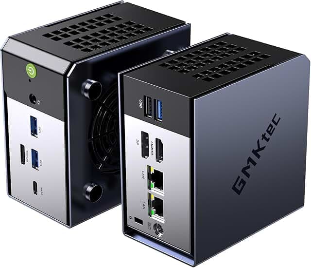 GMKtec K16 Gaming Mini PC AMD Ryzen 7 7735HS (4.75GHz) 32DDR5 RAM +512GB Hard Drive SSD, Dual NIC LAN 2.5GbE, Oculink, USB4, HDMI, USB-C