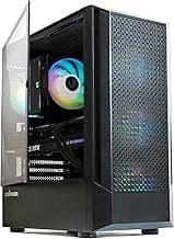 Zalman FIT Mid-Tower ATX PC Case, Includes 4 x ARGB Fans, Swing Door Tempered Glass, Supports ATX Motherboard, 325mm GPU, 360mm Radiator, USB 3.0, High Airflow RGB Gaming PC Chassis, Black