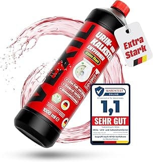 VEXIL® Urinsteinentferner EXTRA STARK - 1000 ml - entfernt mühelos hartnäckigen Urin- & Kalkstein - Profi WC-Reiniger - biologisch abbaubar - Urinsteinlöser Made in Germany