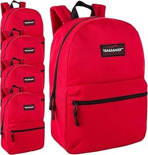 24 Pack- Classic 17 Inch Backpacks in Bulk Wholesale Back Packs for Boys and Girls