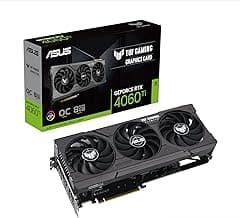 ASUS TUF Gaming GeForce RTX™ 4060 Ti OC Edition Gaming Graphics Card (PCIe 4.0, 8GB GDDR6, DLSS 3, HDMI 2.1a, DisplayPort 1.4a)