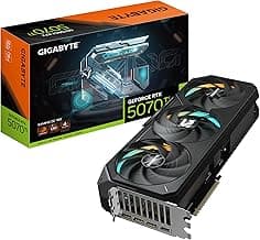GeForce RTX 5070 Ti Gaming OC 16G Graphics Card - 16GB GDDR7, 256 Bit, PCI-E 5.0, 2588 MHz Core Clock, 3 x DP 2.1a, 1 x HDMI 2.1b, NVIDIA DLSS 4, GV-N507TGAMING OC-16GD