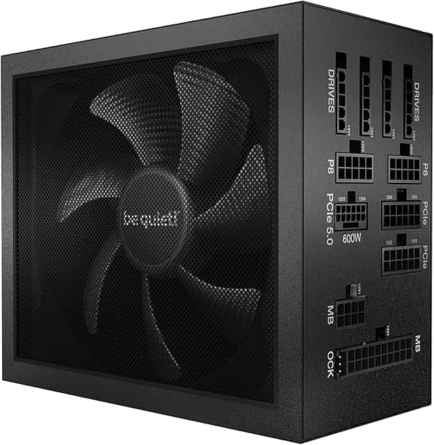 be quiet! Dark Power 13 1000W Quiet Performance Power Supply | 80 Plus Titanium Efficiency | ATX 3.1| PCIe 5 | Modular | BN661