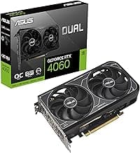 Dual GeForce RTX™ 4060 V2 OC Edition (PCIe 4.0, 8GB GDDR6, DLSS 3, HDMI 2.1a, DisplayPort 1.4a, 2-Slot Design, Axial-tech Fan Design, 0dB Technology, and More)