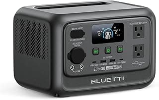 BLUETTI Elite 30 V2 Portable Power Station 600W (Power Lifting 1500W), 288Wh LiFePO4 Battery with 10ms UPS, Emergency Backup Power for Home Blackout/Winter Storm, Solar Generator for Camping/Road Trip