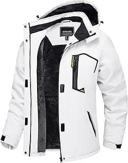 Women's Winter Jacket Waterproof Ski Jackets Snow Coat Warm Fleece Rain Jacket with Hood Windbreaker