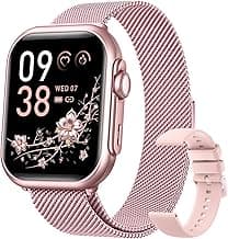 Smart Watches for Women (Android/iPhone), 1.83" HD Smart Watch with Calls/Messages/Notifications, Sleep/Heart Rate/SpO2/Blood Pressure Monitor, 110+ Sports Modes Fitness Tracker Watch, 1000mAh Battery