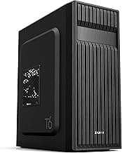Zalman T6 ATX Mid Tower Computer PC Case, Pre-Installed 120mm Fan, 5.25 ODD, USB 3.0, Patterned Mesh Design, mATX ITX for Gaming Workstation, Black