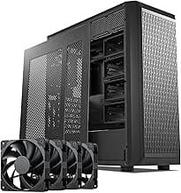 DARKROCK Classico Storage Master ATX NAS Computer Case Mid Tower with 4x120mm Fans, USB 3.0 Ready 10 x3.5'' HDD+3 x2.5'' SDD 360mm Supported on Top & Front Radiator GPU Vertically Mounting Black