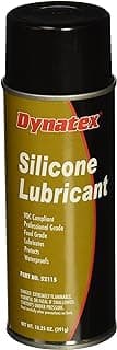 Dynatex 143543 Silicone Spray Lubricant 10.25oz - VOC Compliant, Lubricates & Protects, Waterproofs, Ideal for Metal Parts, Automotive Applications, Door Locks, Brake Cables, Trunk Lids, and More