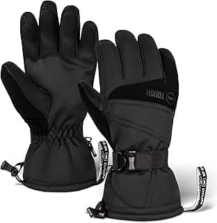 Waterproof Gloves Women - Ski Gloves Men - Warm for Winter Cold Weather Snow & Snowboarding - Men's Women's