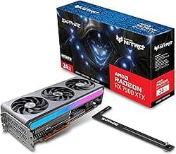 Sapphire 11322-01-40G Nitro+ AMD Radeon RX 7900 XTX Vapor-X Gaming Graphics Card with 24GB GDDR6, AMD RDNA 3