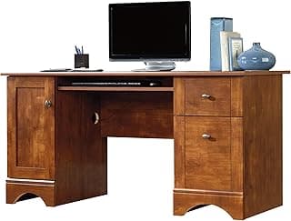Sauder Select Engineered Wood Computer Desk in Brushed Maple
