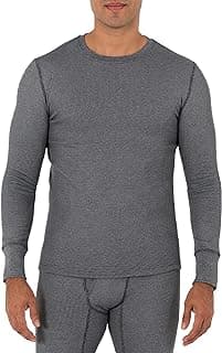 Men's Recycled Waffle Thermal Underwear Crew Top (1 and 2 Packs)