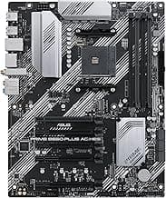 ASUS Prime B550-PLUS AC-HES AMD AM4 (3rd Gen Ryzen) ATX Motherboard (Dual M.2, PCIe4.0, WIFI5, 1Gb Ethernet, SATA 6 Gbps, USB 3.2 Gen 2 Type-C, Front USB 3.2 Gen 1 Type-C and CEC Tier II Ready)
