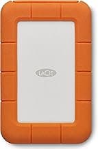 LaCie Rugged USB-C, 4TB, Portable External Hard Drive, Drop, Shock, Dust, Rain Resistant, for Mac & PC (STFR4000800)